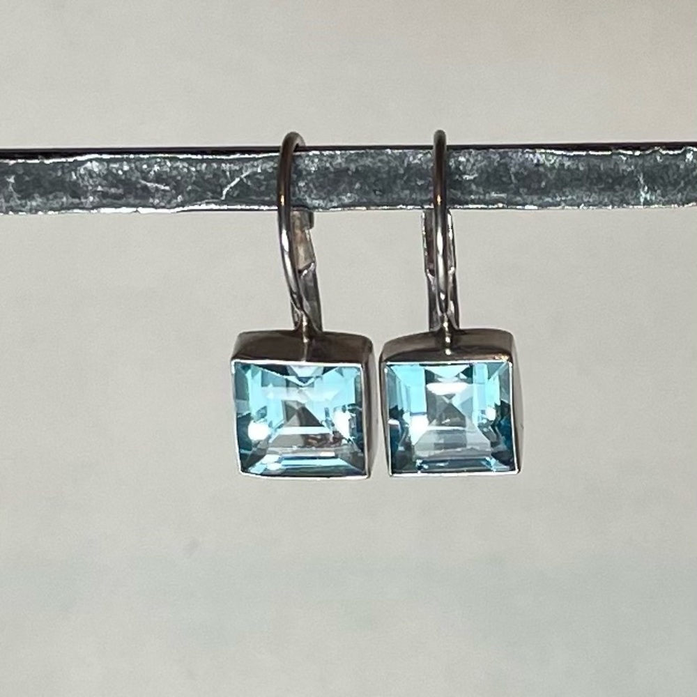 New! Topaz Sterling Silver Earrings